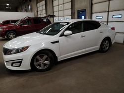 KIA salvage cars for sale: 2015 KIA Optima LX