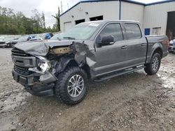 Salvage cars for sale at Savannah, GA auction: 2018 Ford F150 Supercrew