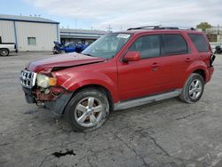 Salvage cars for sale from Copart Tulsa, OK: 2010 Ford Escape Limited