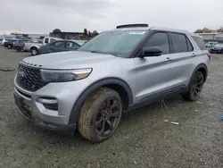 Salvage cars for sale at Antelope, CA auction: 2022 Ford Explorer ST