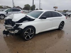 Salvage cars for sale at Oklahoma City, OK auction: 2022 Honda Accord Sport