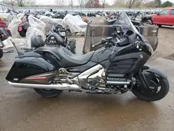 Salvage motorcycles for sale at Elgin, IL auction: 2013 Honda GL1800 B