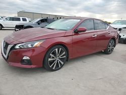 Salvage cars for sale at Wilmer, TX auction: 2022 Nissan Altima Platinum