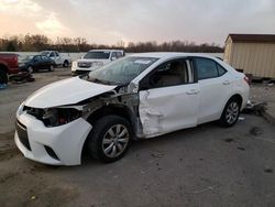 Toyota Corolla l Vehiculos salvage en venta: 2016 Toyota Corolla L