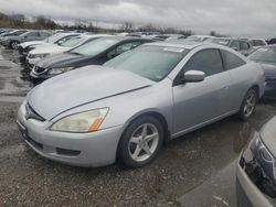 Vehiculos salvage en venta de Copart Kansas City, KS: 2005 Honda Accord EX