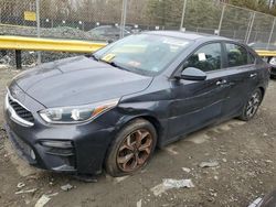 Salvage cars for sale from Copart Waldorf, MD: 2019 KIA Forte FE