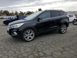 Salvage cars for sale at Martinez, CA auction: 2017 Ford Escape Titanium