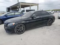 Vehiculos salvage en venta de Copart West Palm Beach, FL: 2017 Mercedes-Benz C 43 4matic AMG