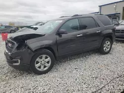 Salvage cars for sale at Wayland, MI auction: 2014 GMC Acadia SLE