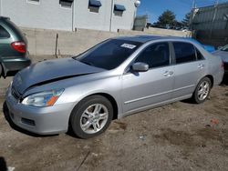 Honda salvage cars for sale: 2006 Honda Accord EX