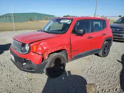 Salvage cars for sale at Tifton, GA auction: 2018 Jeep Renegade Sport