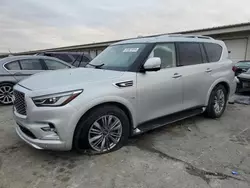 Salvage cars for sale at Louisville, KY auction: 2019 Infiniti QX80 Luxe