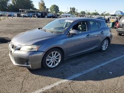 Salvage cars for sale at auction: 2012 Lexus CT 200