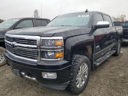 Salvage cars for sale at Cahokia Heights, IL auction: 2015 Chevrolet Silverado K1500 High Country