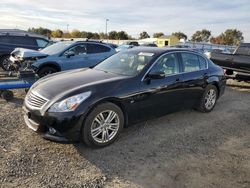 Salvage cars for sale at Sacramento, CA auction: 2015 Infiniti Q40