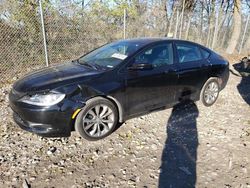 Salvage cars for sale from Copart Cicero, IN: 2015 Chrysler 200 S