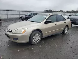 Honda salvage cars for sale: 2007 Honda Accord Value