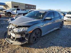 Salvage cars for sale at Kansas City, KS auction: 2019 Honda Civic EX