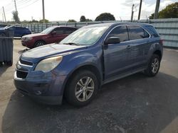 Salvage cars for sale at Miami, FL auction: 2013 Chevrolet Equinox LS