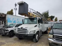 Salvage trucks for sale at Martinez, CA auction: 2015 Hino 258 268