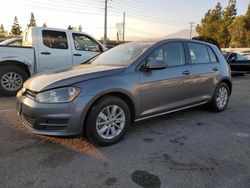 2016 Volkswagen Golf S/SE en venta en Rancho Cucamonga, CA