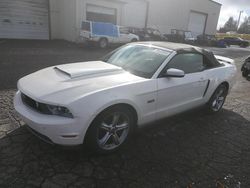 Salvage cars for sale at Woodburn, OR auction: 2012 Ford Mustang GT