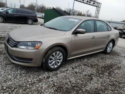 Volkswagen salvage cars for sale: 2015 Volkswagen Passat S