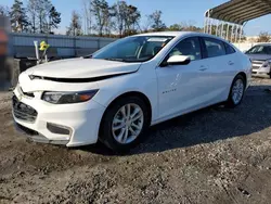 Chevrolet salvage cars for sale: 2018 Chevrolet Malibu LT