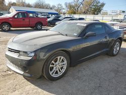 Salvage cars for sale at Wichita, KS auction: 2015 Chevrolet Camaro LS