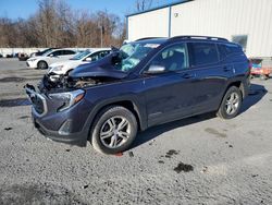 Salvage cars for sale at Albany, NY auction: 2018 GMC Terrain SLE