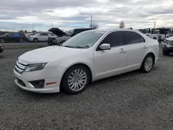 Salvage cars for sale at Eugene, OR auction: 2012 Ford Fusion Hybrid