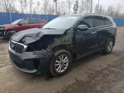 Salvage cars for sale at Moncton, NB auction: 2019 KIA Sorento L