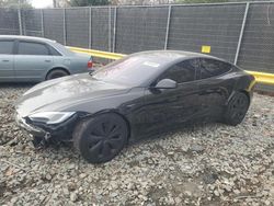 Salvage cars for sale at Waldorf, MD auction: 2023 Tesla Model S