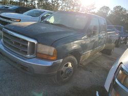 Salvage trucks for sale at Harleyville, SC auction: 2000 Ford F350 Super Duty