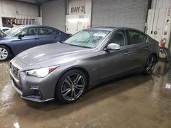 Salvage cars for sale from Copart Cleveland: 2019 Infiniti Q50 Luxe