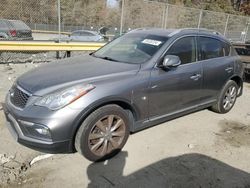 Salvage cars for sale at Waldorf, MD auction: 2017 Infiniti QX50