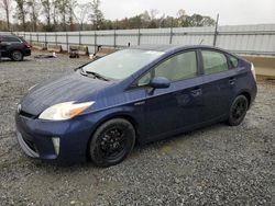 Salvage cars for sale at Spartanburg, SC auction: 2015 Toyota Prius