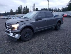 Ford salvage cars for sale: 2015 Ford F150 Supercrew