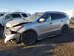 Salvage cars for sale at Nisku, AB auction: 2015 Hyundai Santa FE GLS