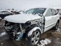 Salvage cars for sale at Brighton, CO auction: 2013 Jeep Grand Cherokee Overland