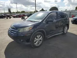 Salvage cars for sale at Miami, FL auction: 2013 Honda CR-V EXL