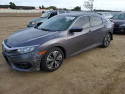 Salvage cars for sale at American Canyon, CA auction: 2018 Honda Civic EX