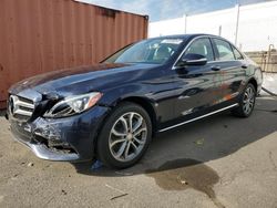 Mercedes-Benz salvage cars for sale: 2015 Mercedes-Benz C 300 4matic