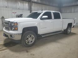 Salvage trucks for sale at Des Moines, IA auction: 2015 Chevrolet Silverado K1500 LT