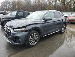 Vehiculos salvage en venta de Copart Glassboro, NJ: 2021 Audi Q5 Premium Plus