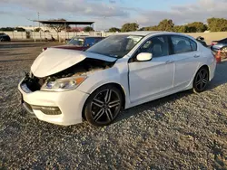 Salvage cars for sale at San Diego, CA auction: 2016 Honda Accord Sport