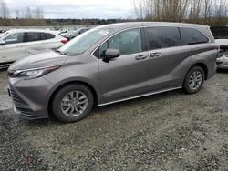 Toyota salvage cars for sale: 2021 Toyota Sienna LE