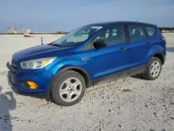 Salvage cars for sale at New Braunfels, TX auction: 2017 Ford Escape S