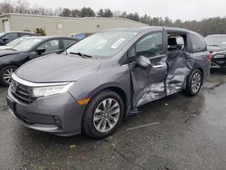 Salvage cars for sale from Copart Exeter, RI: 2022 Honda Odyssey EXL