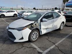 Toyota Corolla l salvage cars for sale: 2017 Toyota Corolla L